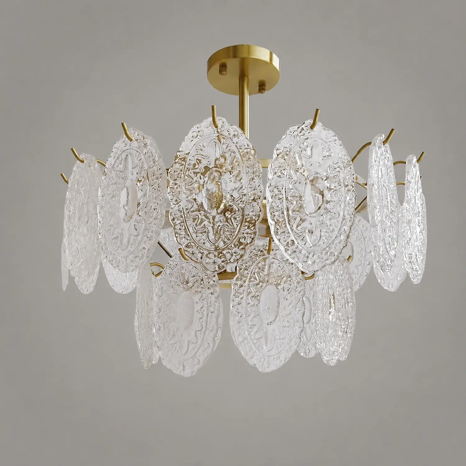 Wave Glass Chandelier - Lumpaz