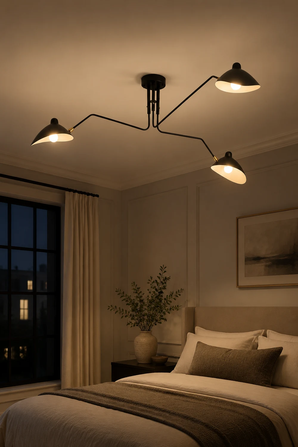 Serge Mouille Ceiling Light A - Lumpaz