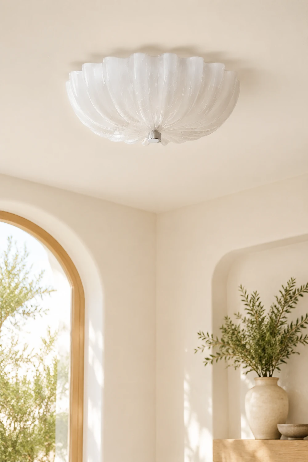 Murano Glass Flush Ceiling Light - Lumpaz