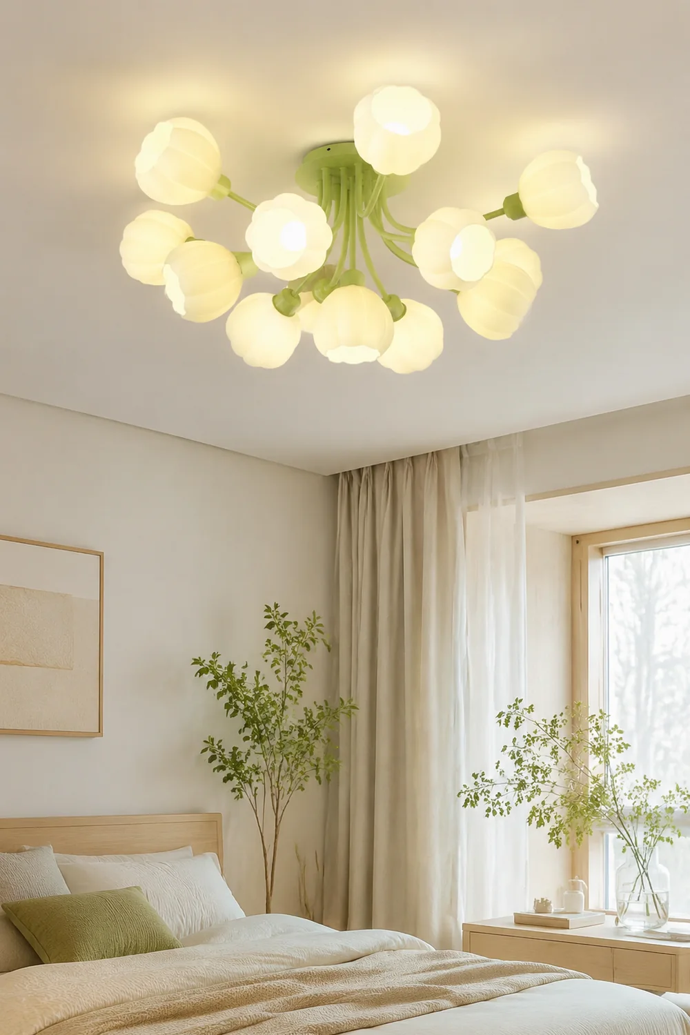 Pumpkin Matcha Ceiling Lamp - Lumpaz