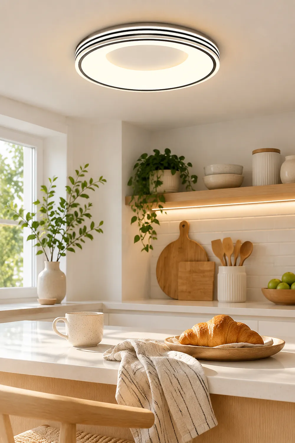 Round Shape Flush Ceiling Light - Lumpaz