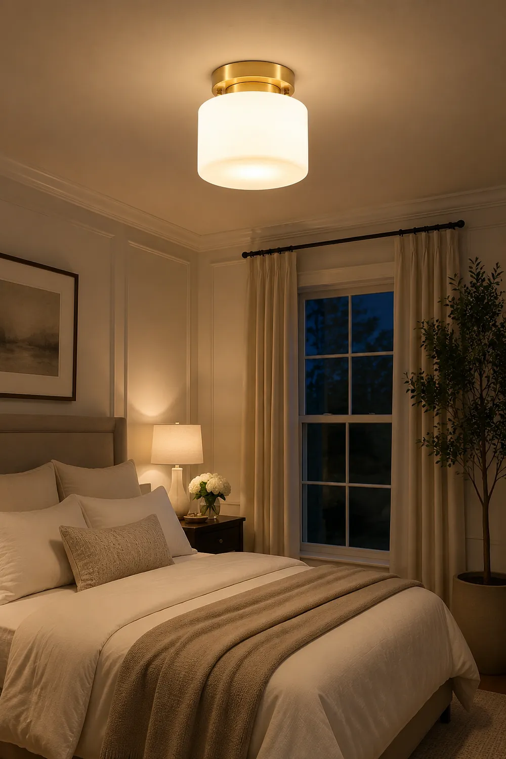 Clinio Flush Mount Ceiling Light - Lumpaz