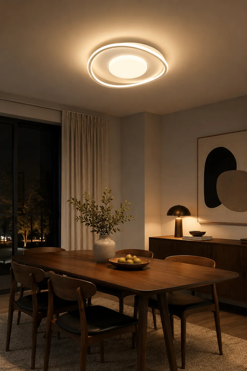 Minimalist Geometry LED Ceiling Light - Lumpaz