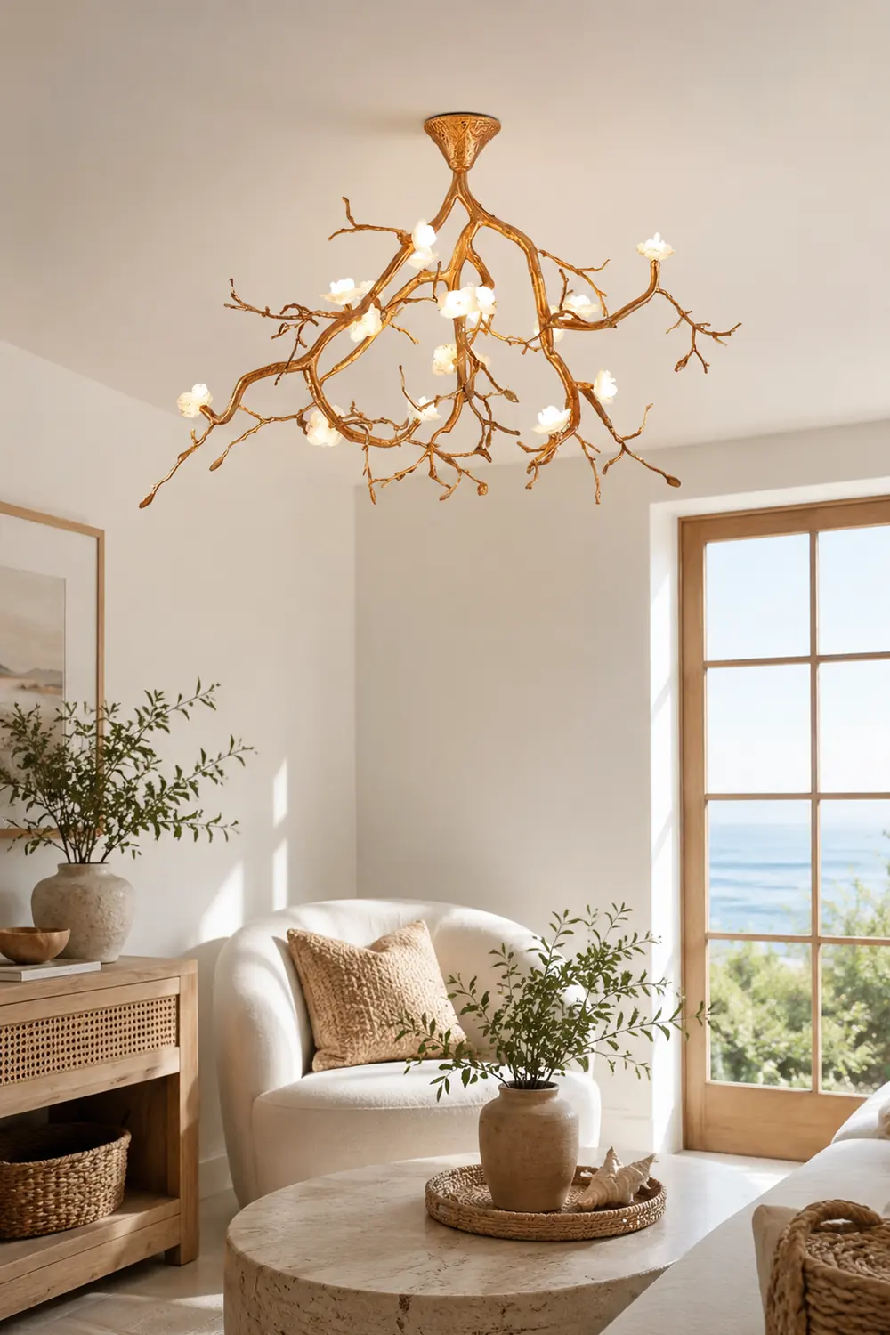 Tree Branches Flower Ceiling Lamp - Lumpaz