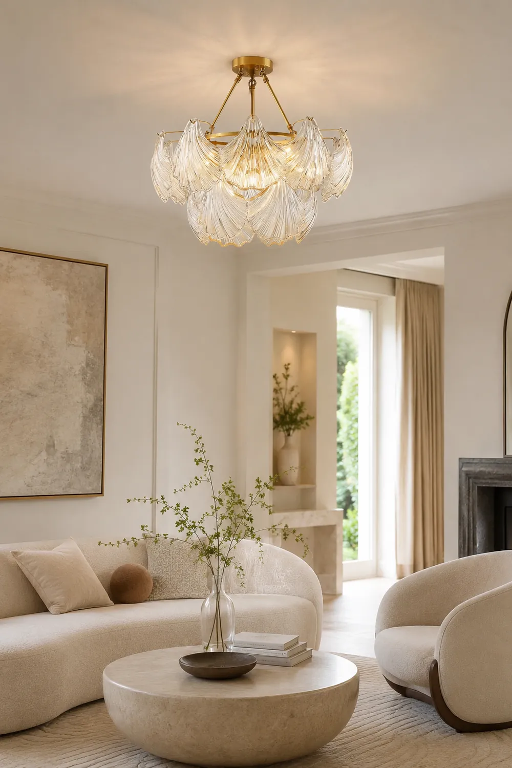 Ribbed Shell Ceiling light - Lumpaz