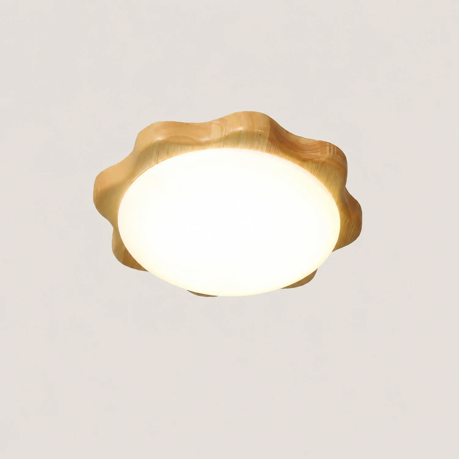Drum Wood Ceiling Lamp - Lumpaz