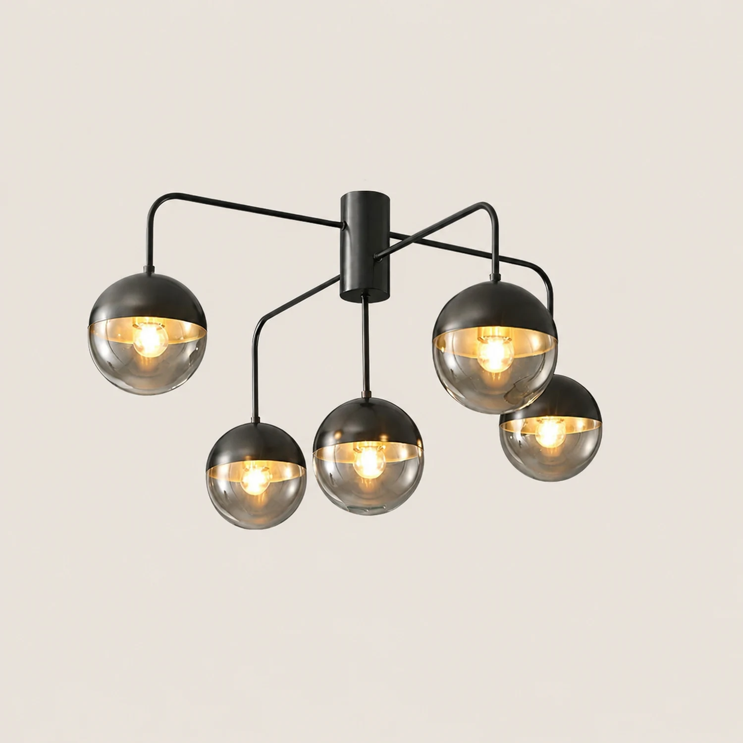 Brass Globulars Ceiling Lamp - Lumpaz