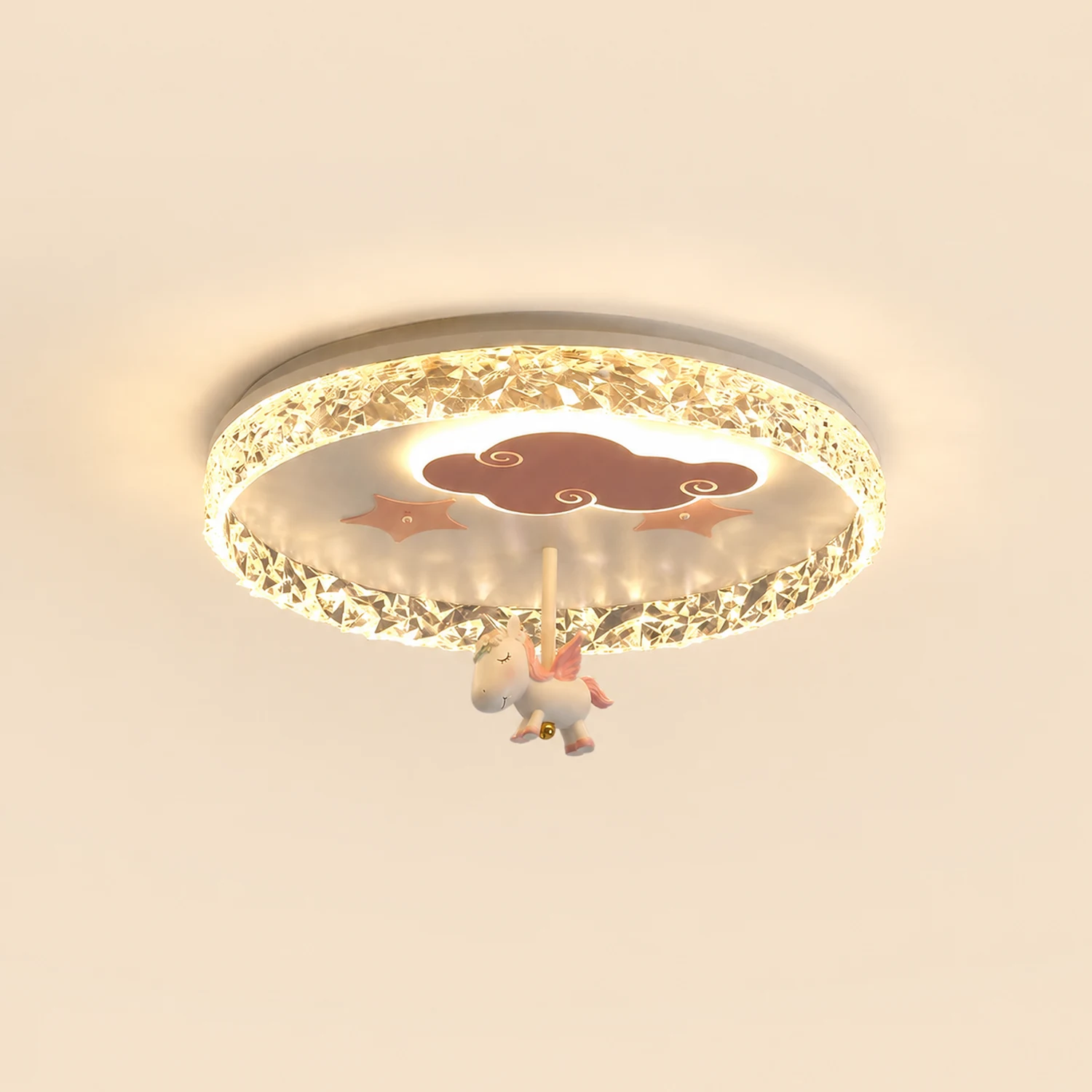 Round Carousel Children's Ceiling Lamp - Lumpaz
