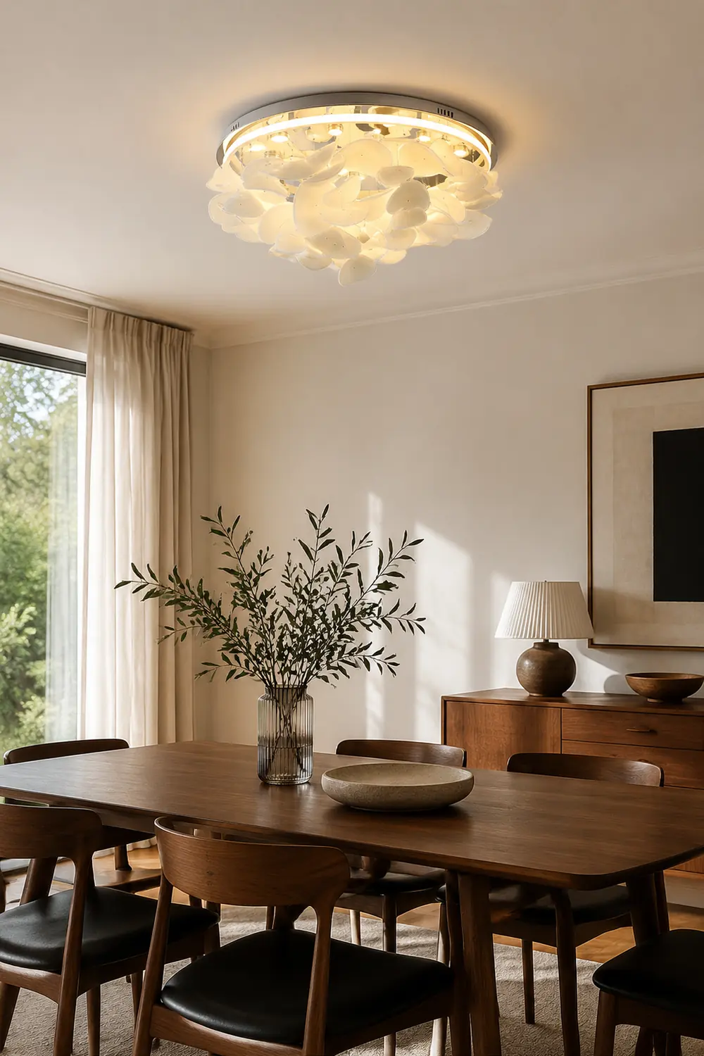French Radici Petal Ceiling Lamp - Lumpaz