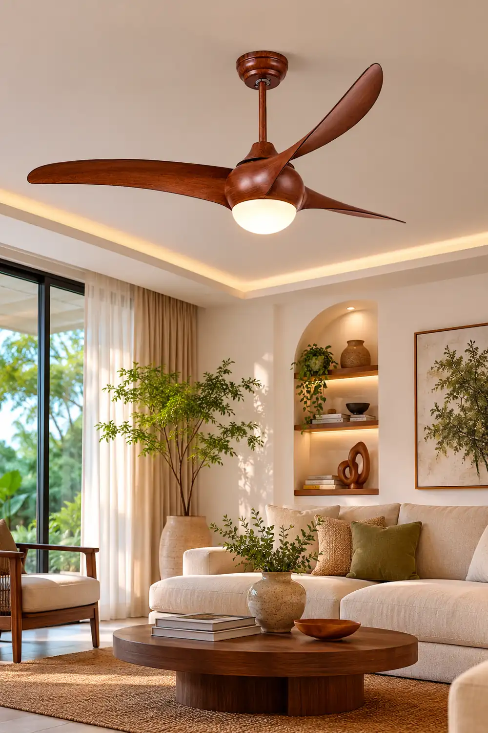 Traditional Ceiling Fan Light - Lumpaz