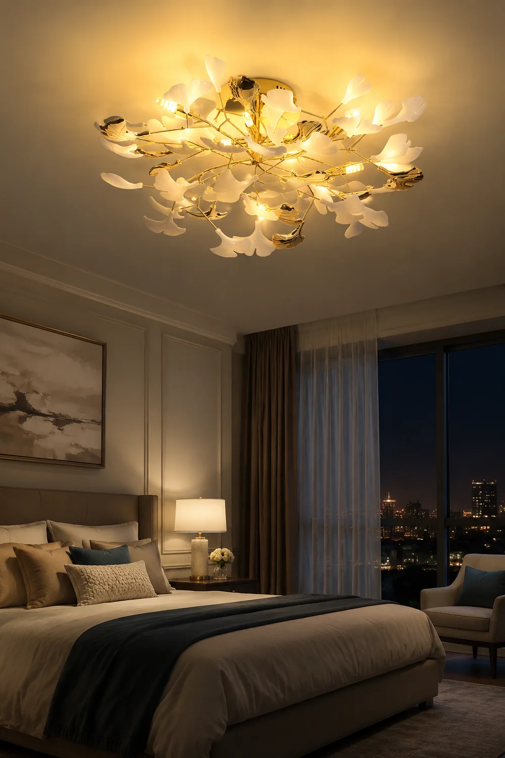Gingko Rotating Ceiling Lamp - Lumpaz