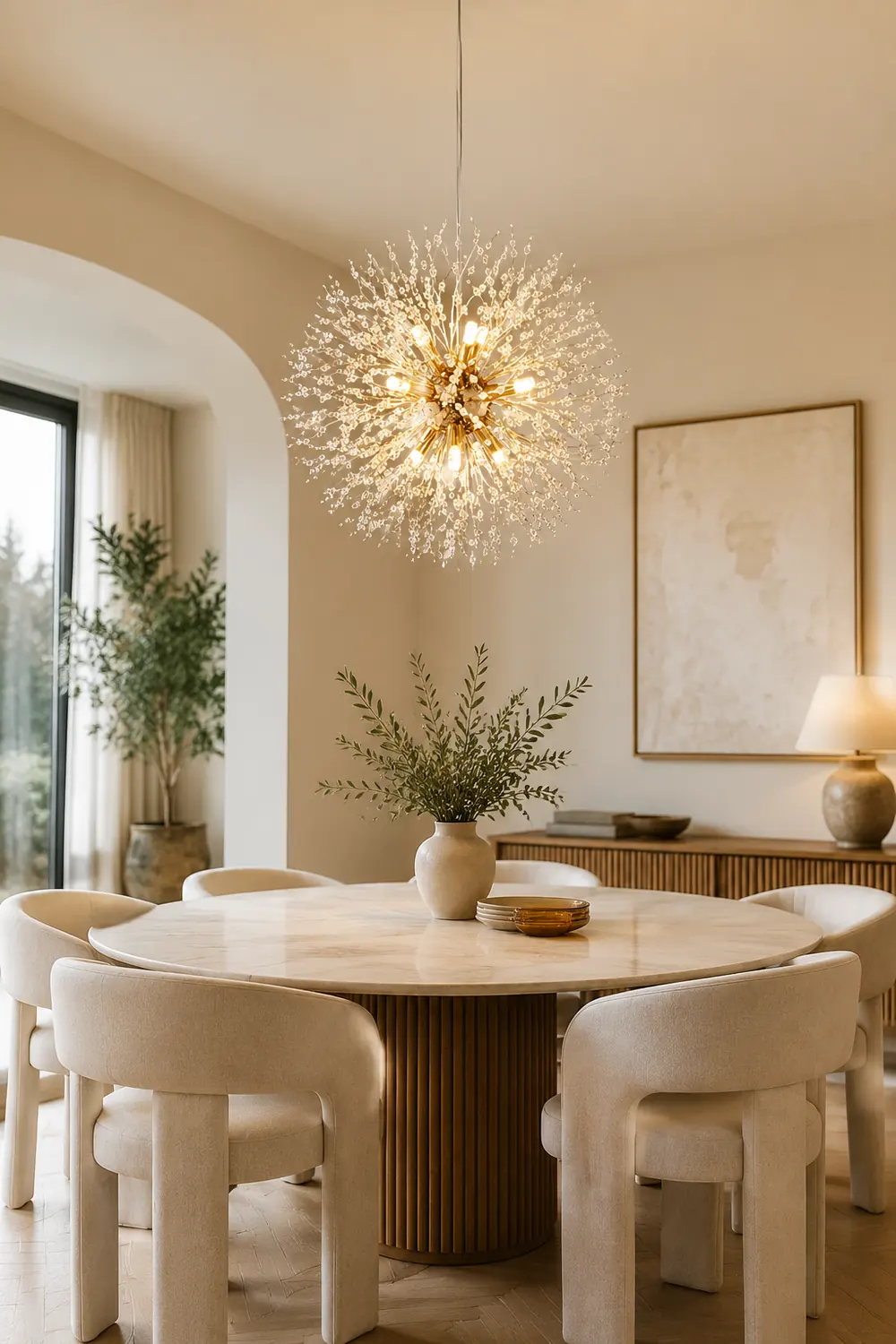 Crystal Dandelion Chandelier - Lumpaz
