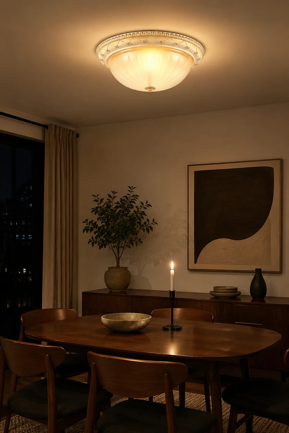 Essentials Flush Ceiling Light - Lumpaz