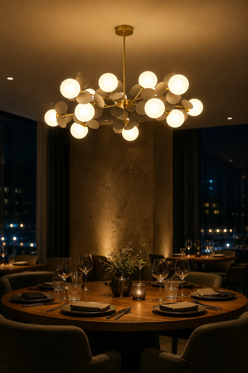 Off White Tree Chandelier - Lumpaz