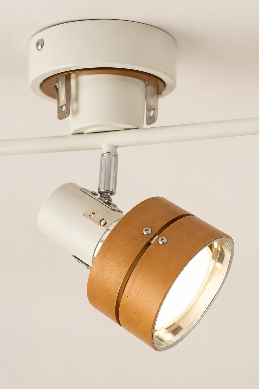 Wooden Adjustable Spot Ceiling Lamp - Lumpaz