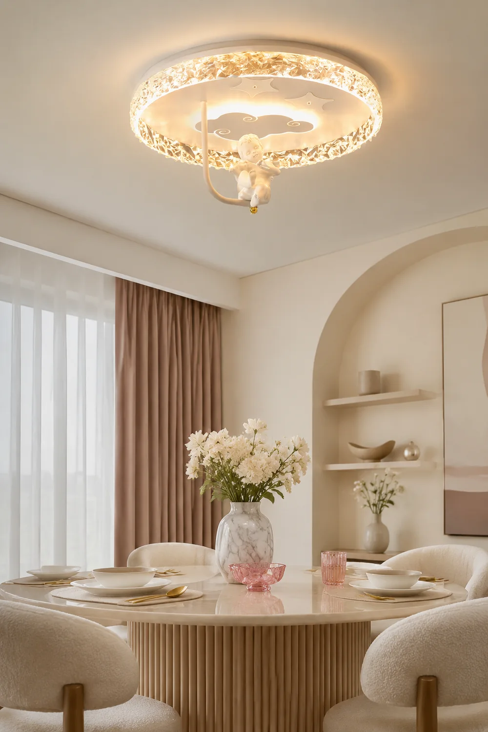 Round Carousel Children's Ceiling Lamp - Lumpaz