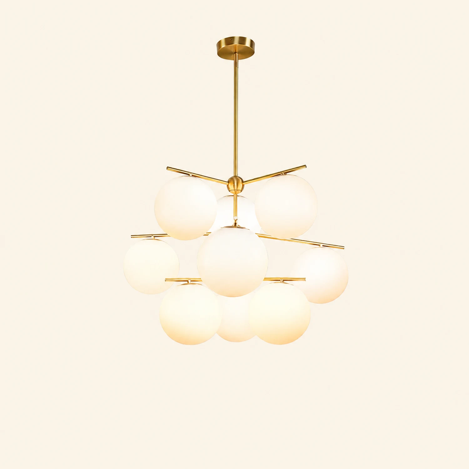 Sphere & Stem Chandelier - Lumpaz