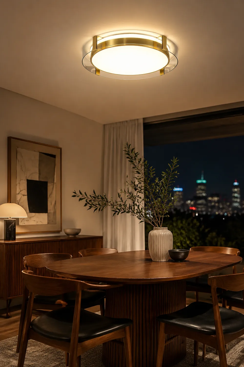 Round Low Profile Ceiling Light - Lumpaz