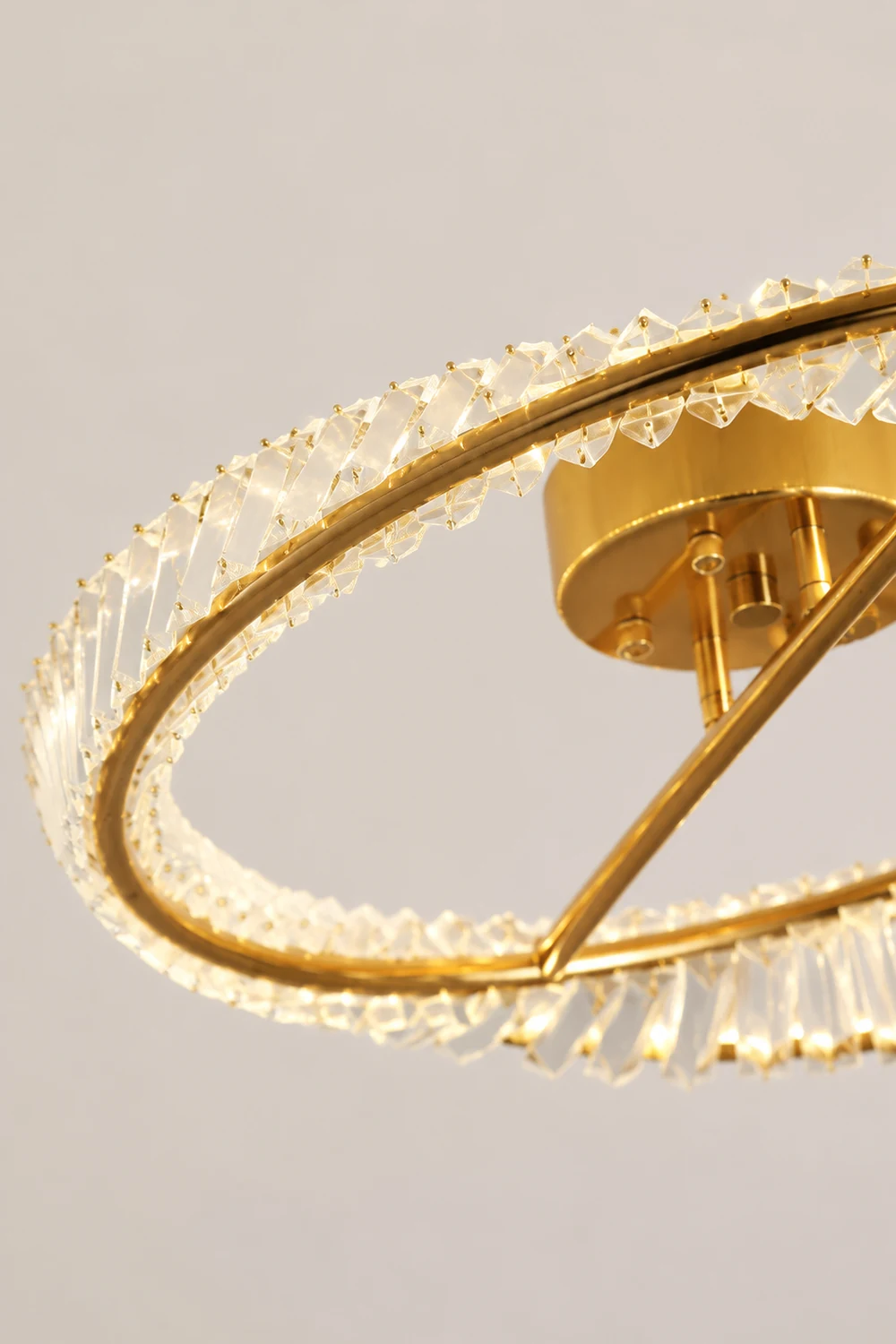 Crystal Rings Ceiling Lamp - Lumpaz