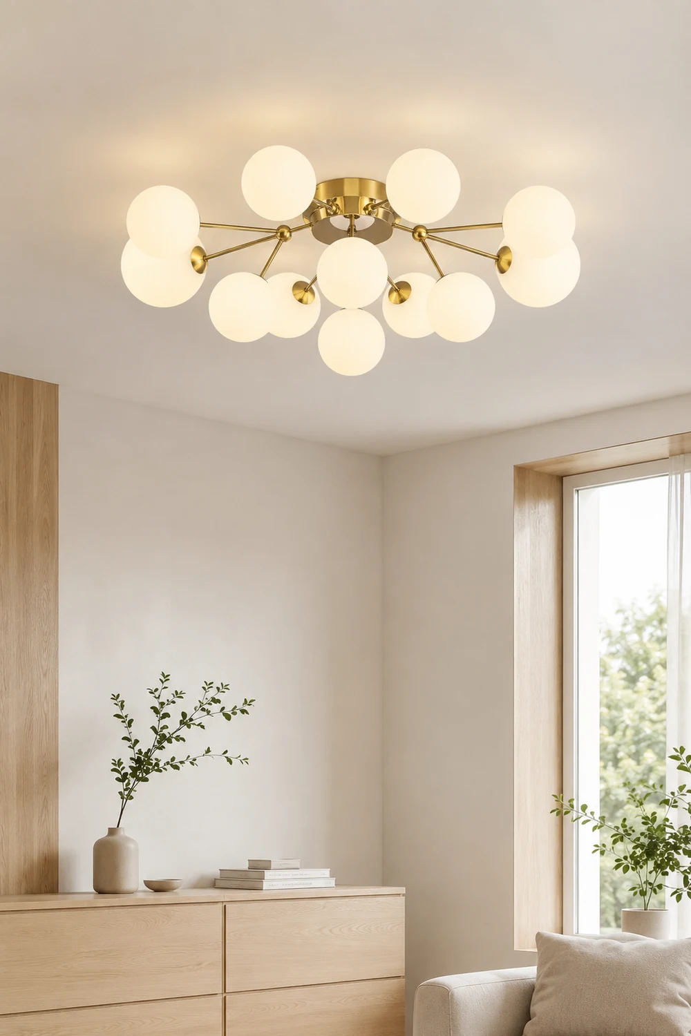 Glass Balls Cluster Ceiling Lamp - Lumpaz