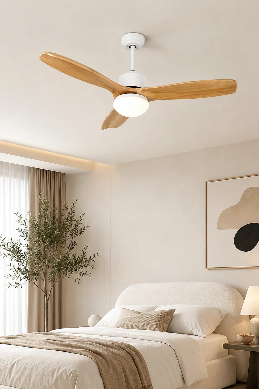 Harborough 3 Ceiling Fan Light - Lumpaz