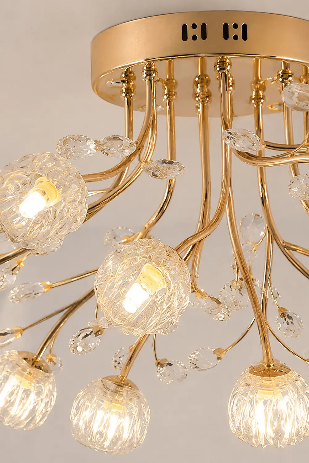 Crystal Flower Ceiling Light - Lumpaz