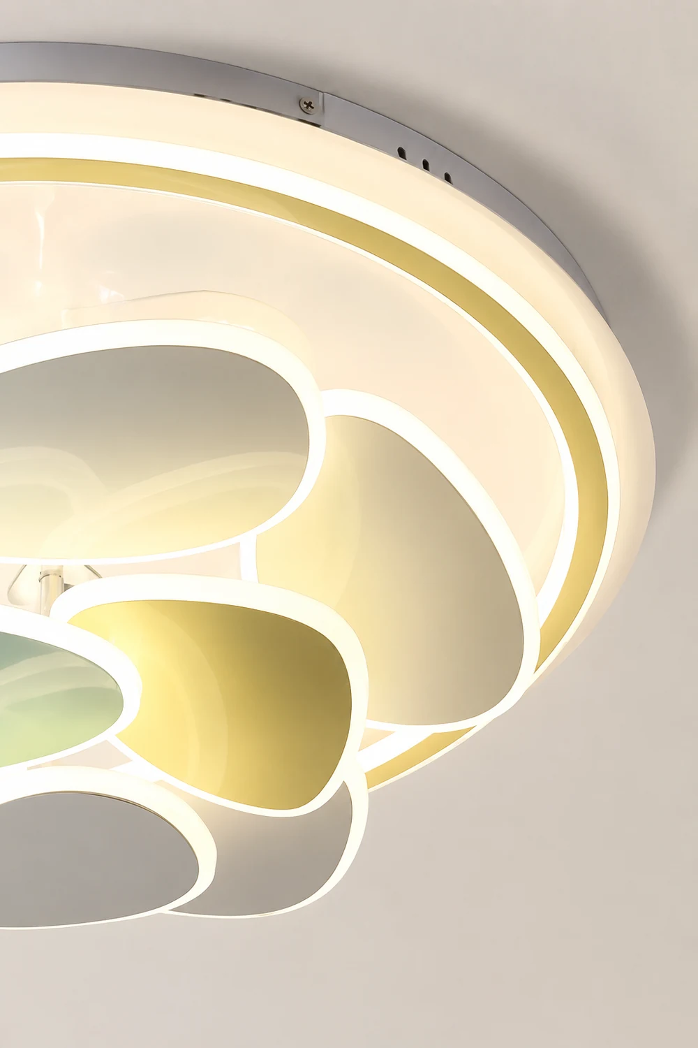 Colorful Cloud Round Ceiling Lamp - Lumpaz