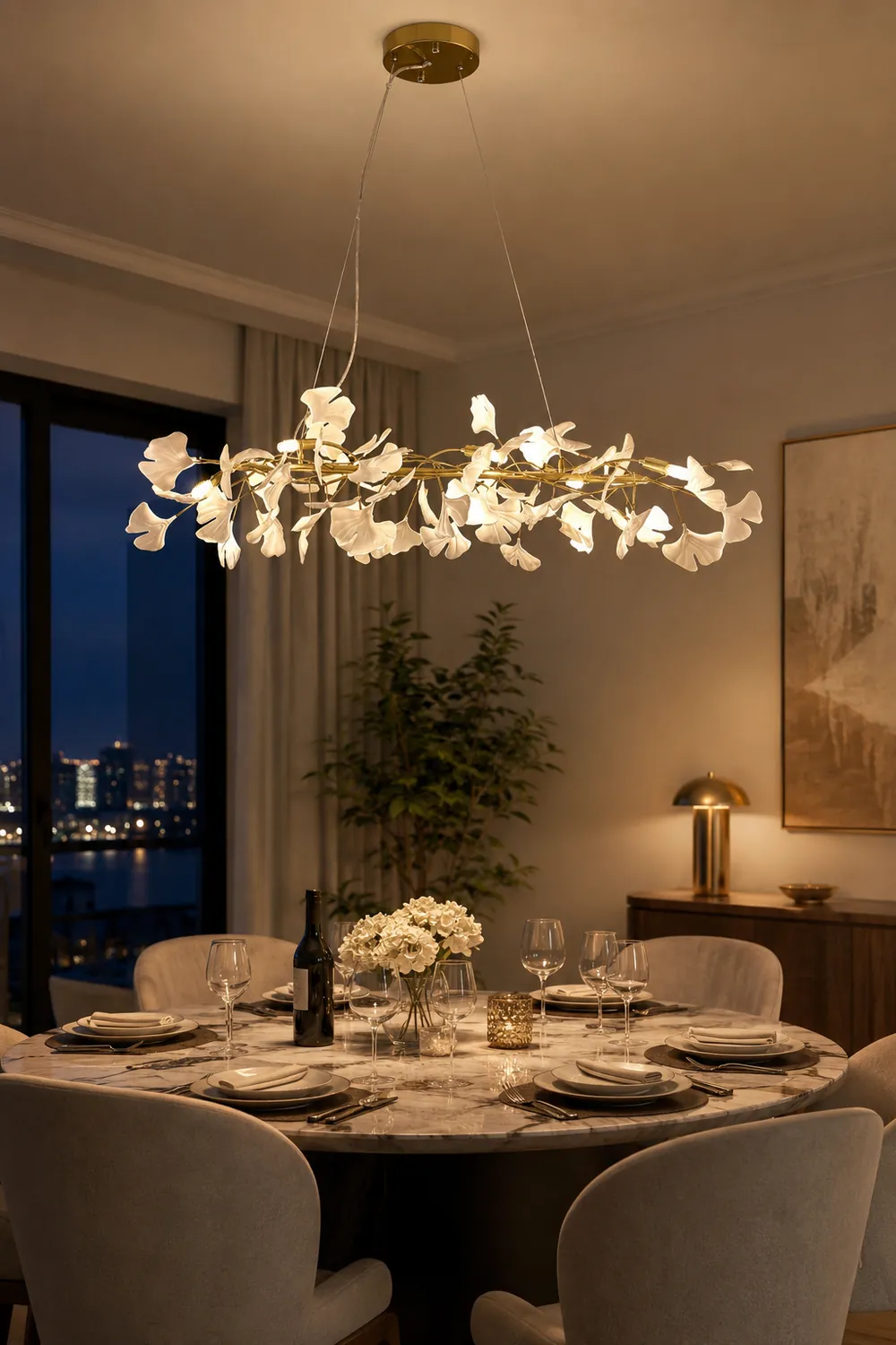 Gingko Chandelier M - Lumpaz