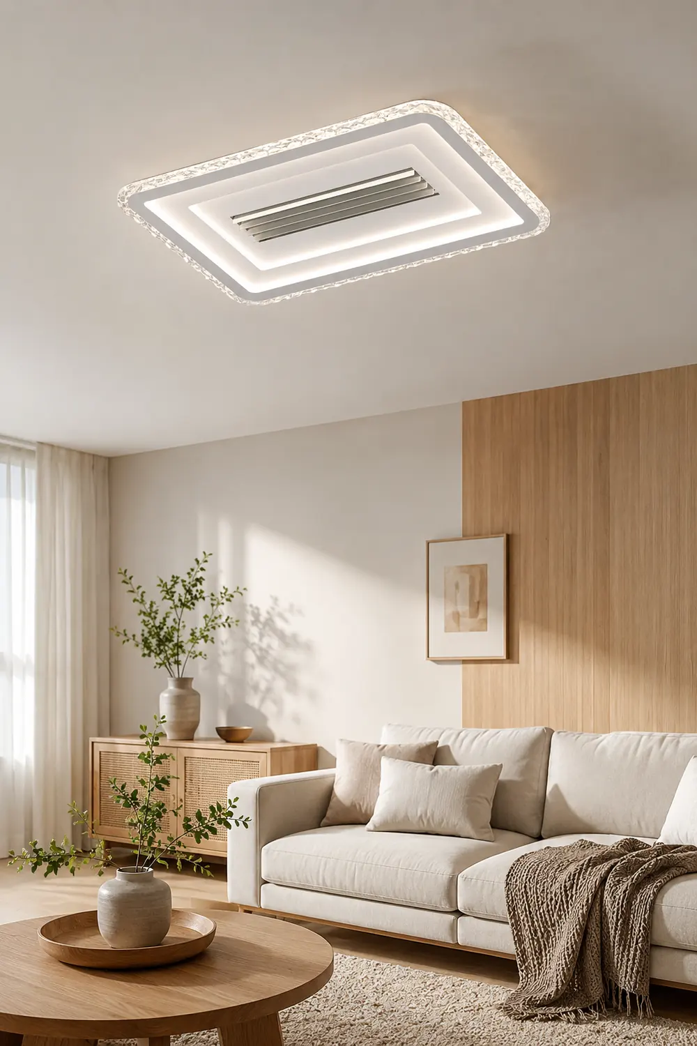 Acrylic Ultrathin Rectangle Ceiling Lamp - Lumpaz