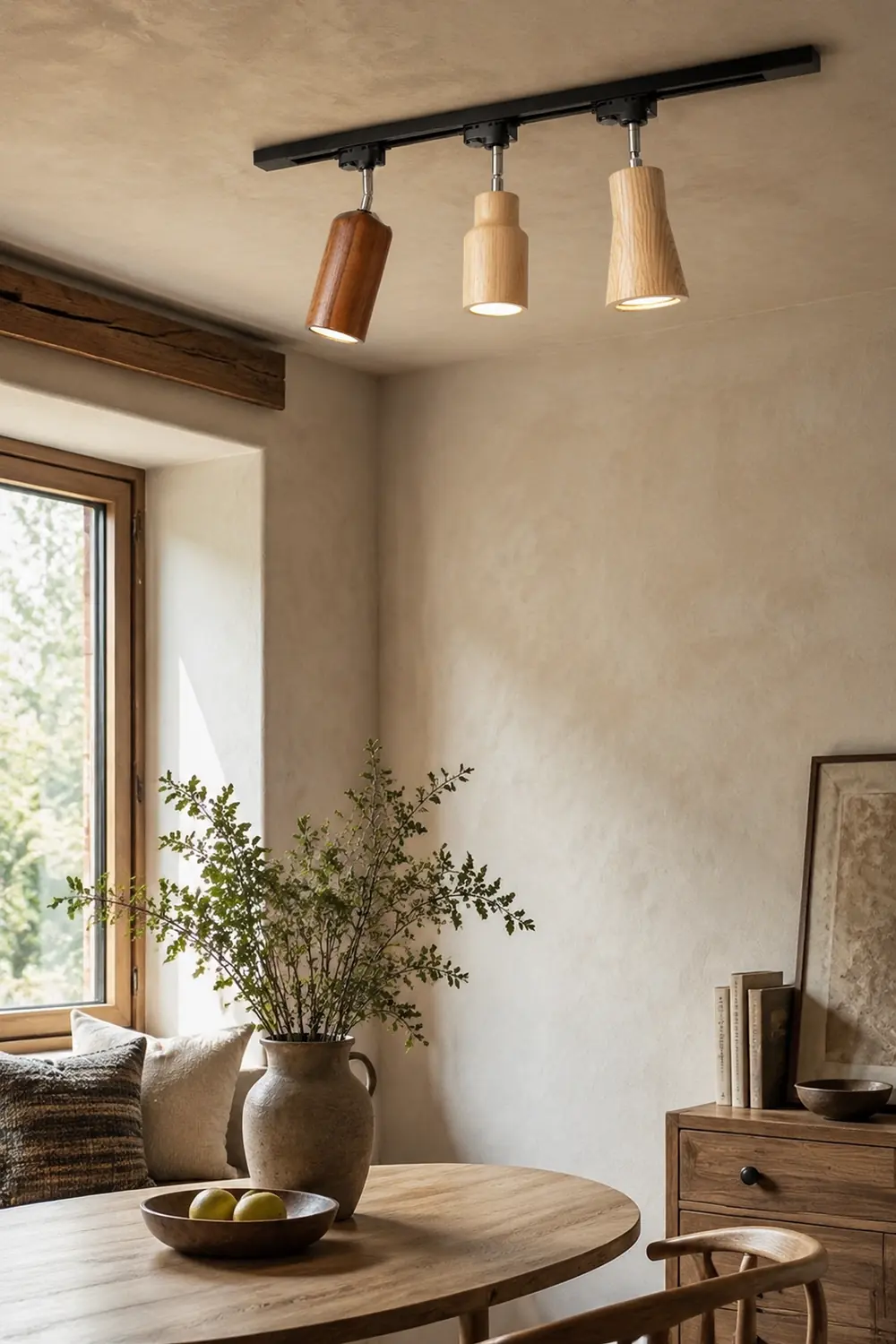 Wood Track Ceiling Lamp - Lumpaz