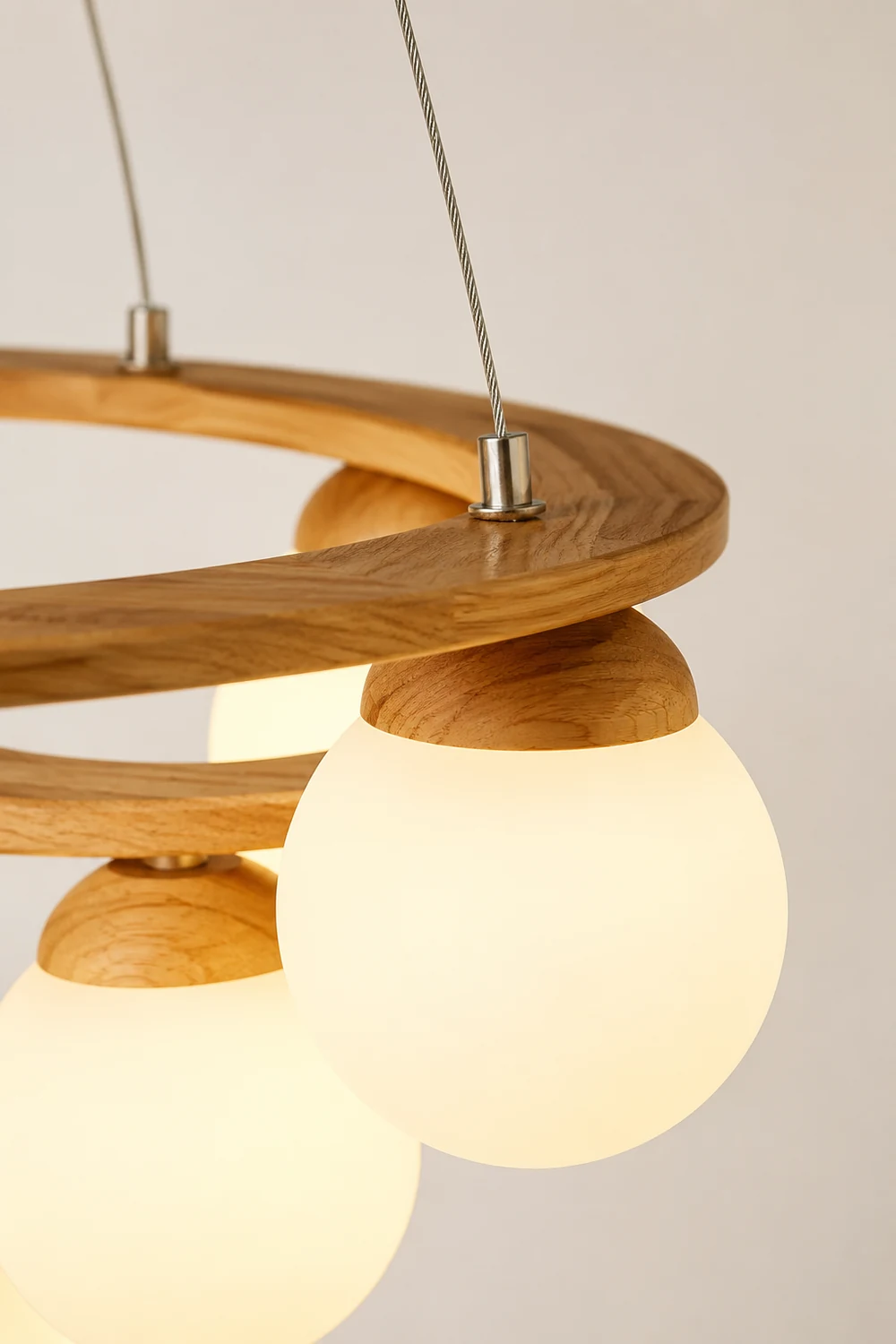 Nuura Miira Wood Chandelier - Lumpaz