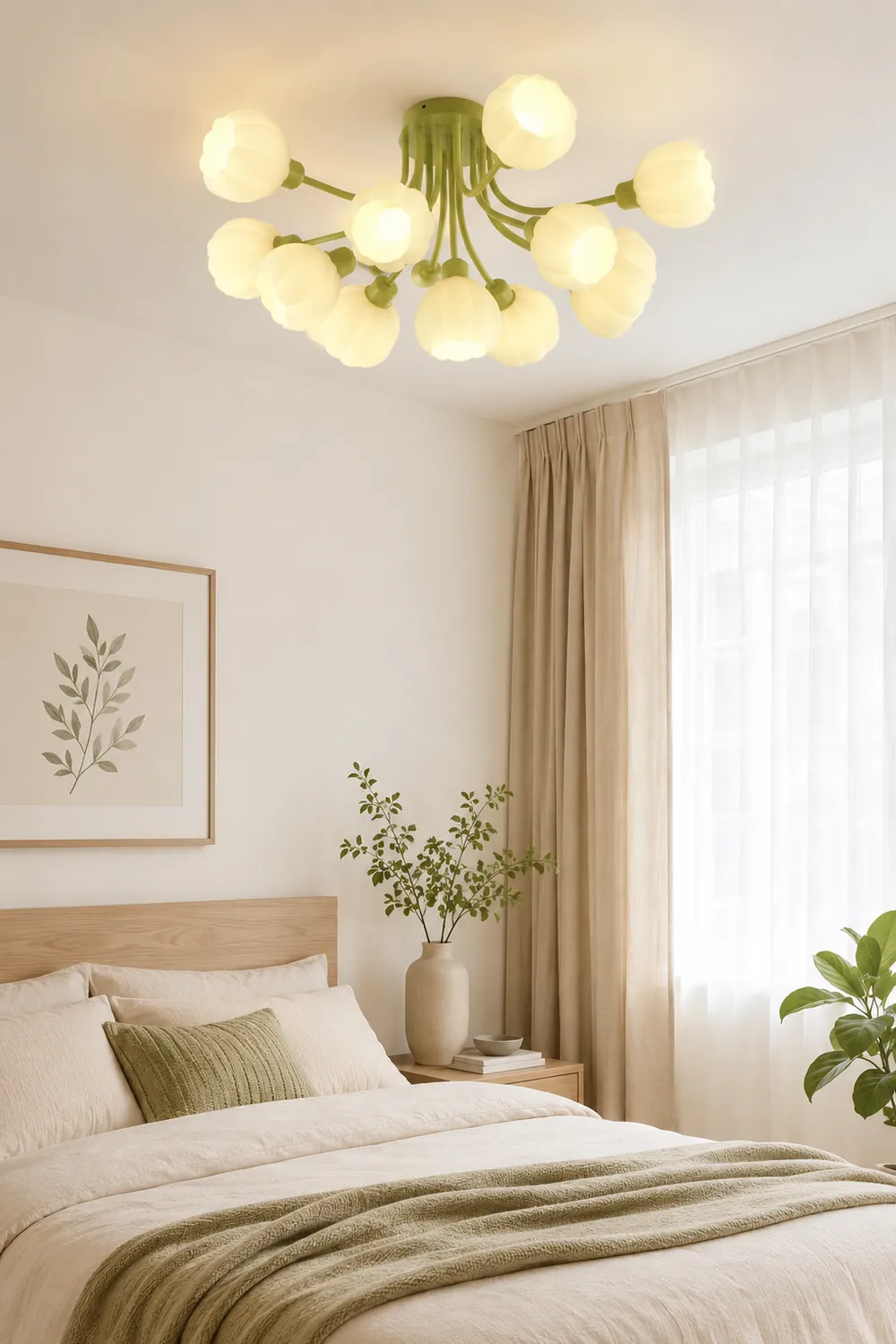 Pumpkin Matcha Ceiling Lamp - Lumpaz