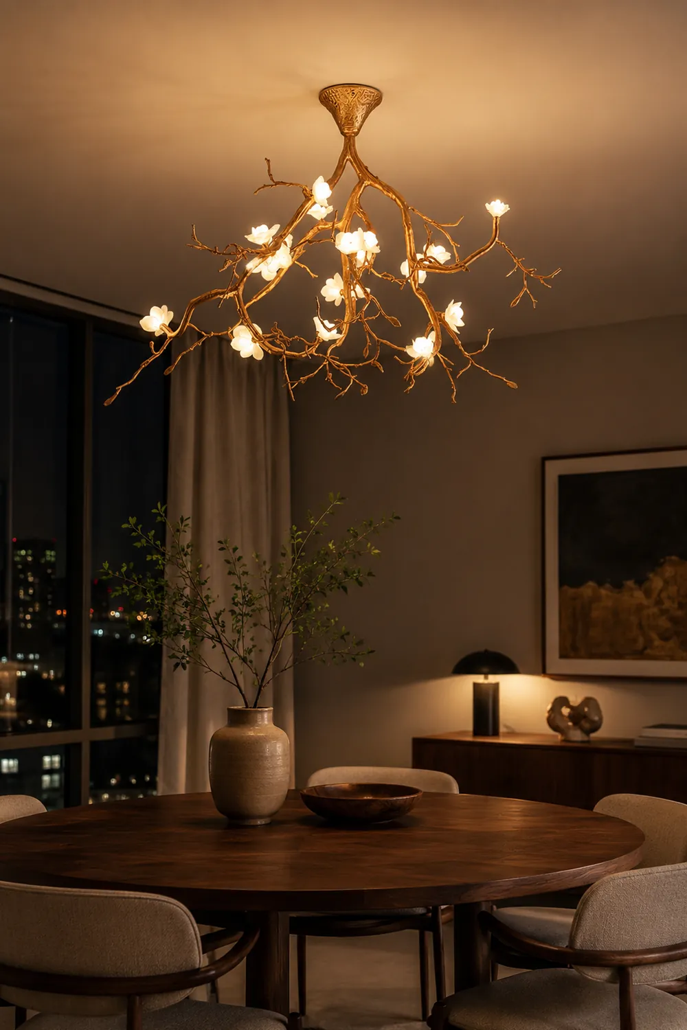 Tree Branches Flower Ceiling Lamp - Lumpaz