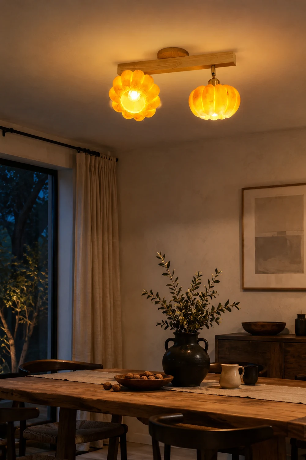 Pumpkin Multi Head Ceiling Lamp - Lumpaz
