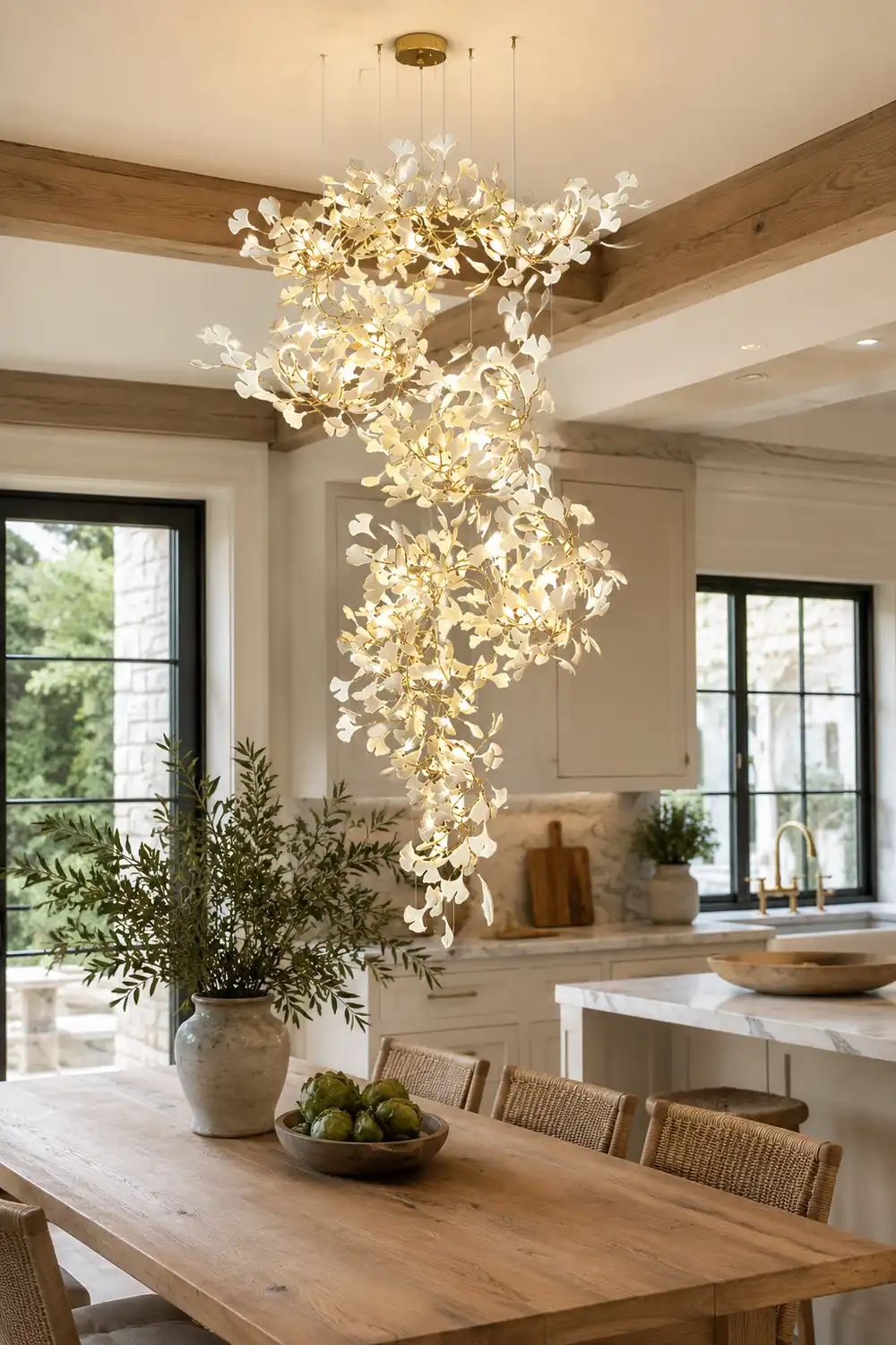 Gingko Chandelier F - Lumpaz