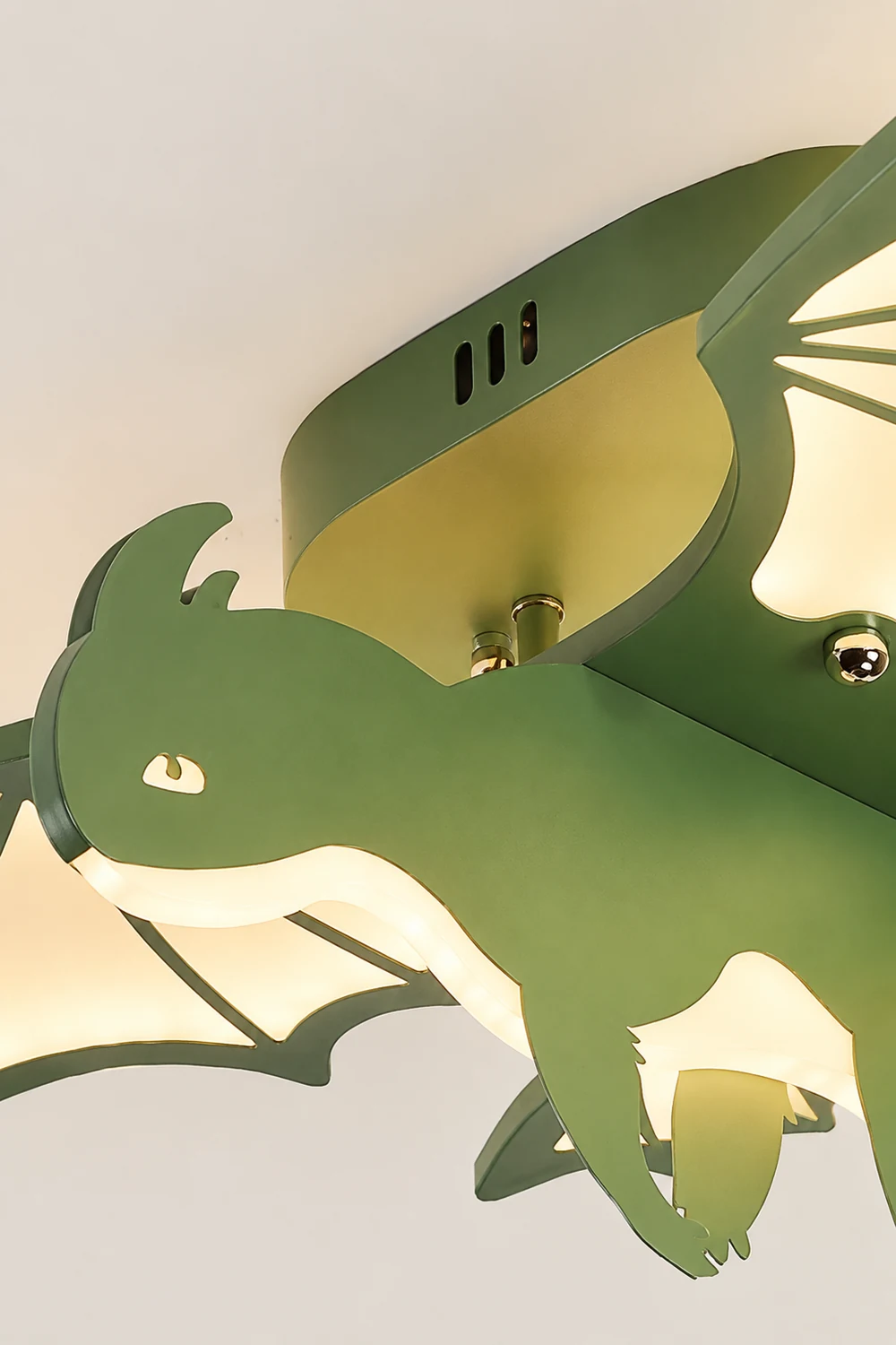 Green Dinosaur Ceiling Light - Lumpaz