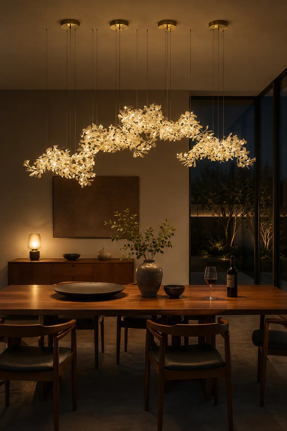 Gingko Chandelier C - Lumpaz