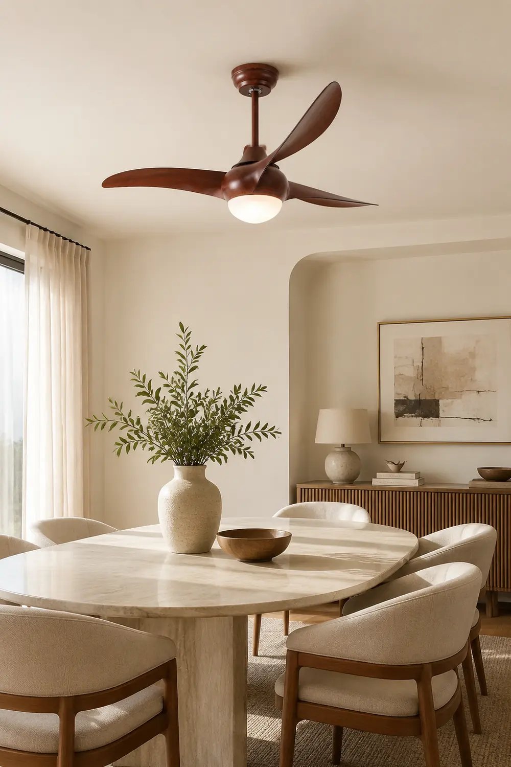 Traditional Ceiling Fan Light - Lumpaz