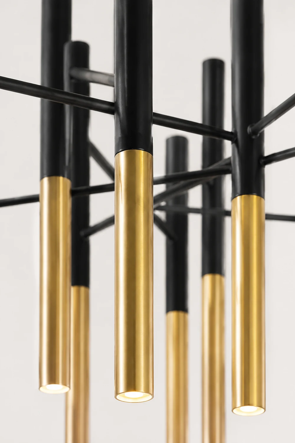 Metal Tubular Chandelier - Lumpaz
