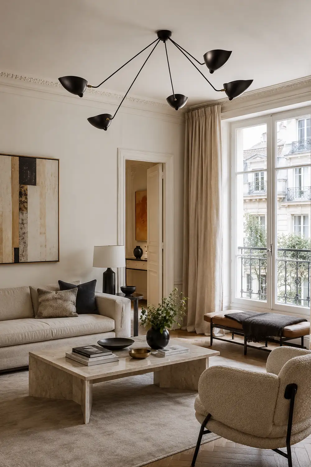 Serge Mouille Ceiling Lamp B - Lumpaz