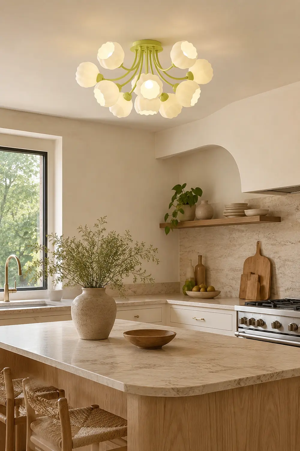 Pumpkin Matcha Ceiling Lamp - Lumpaz