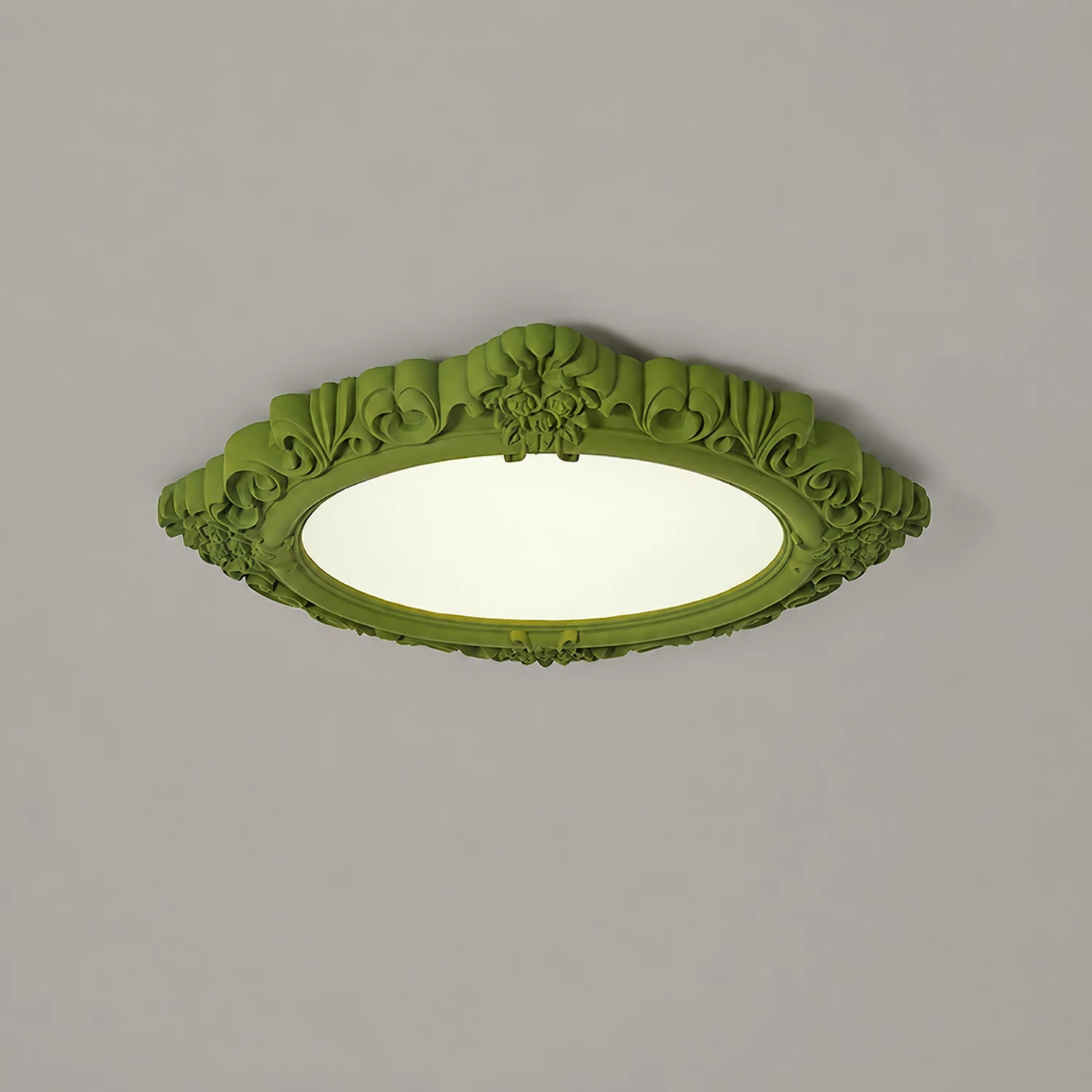 Sculpted Resin Ceiling Lamp - Lumpaz