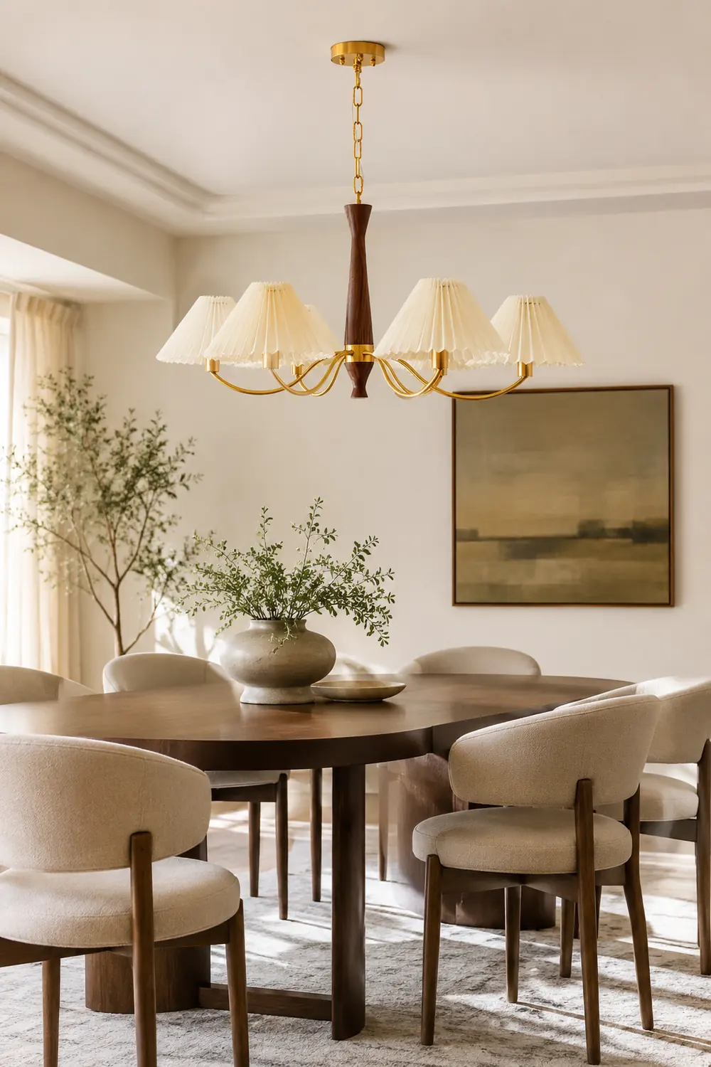 Pleated Chandelier - Lumpaz