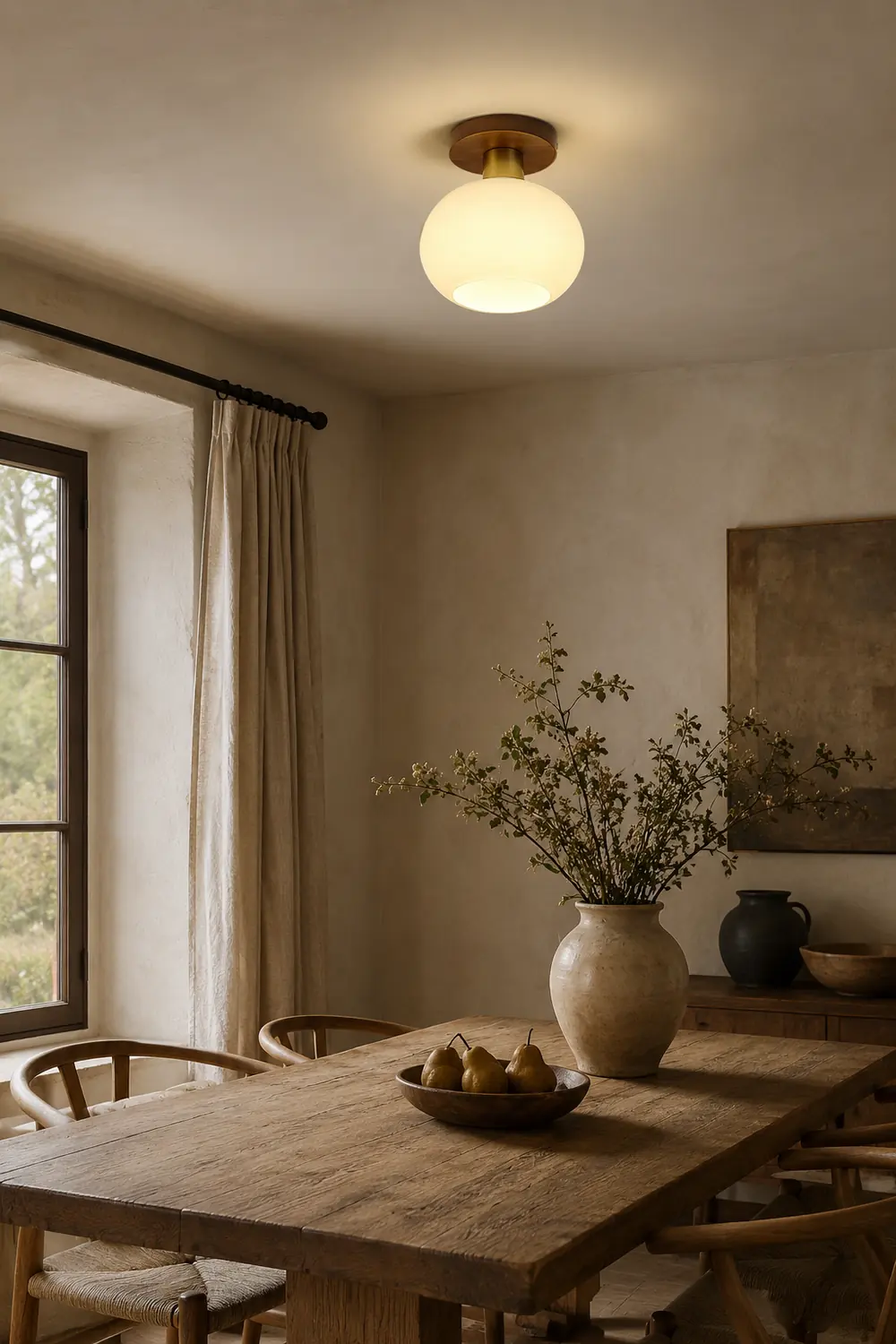 White Shell Ceiling Lamp - Lumpaz