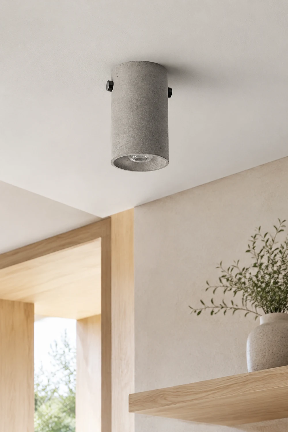 Concrete Ceiling Lamp - Lumpaz