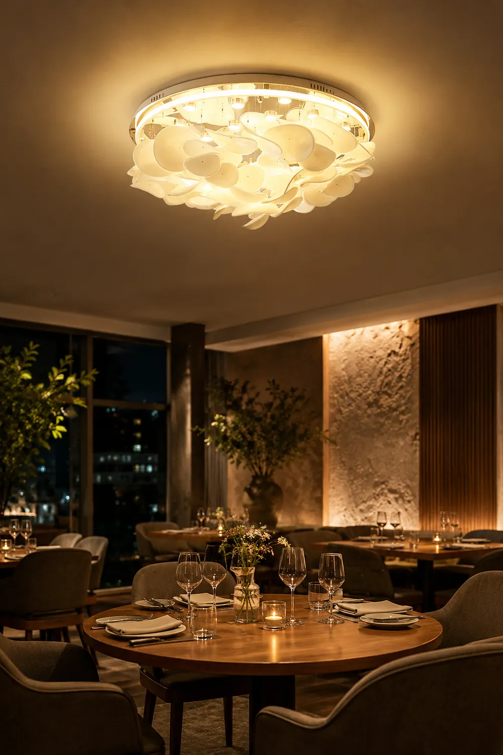 French Radici Petal Ceiling Lamp - Lumpaz