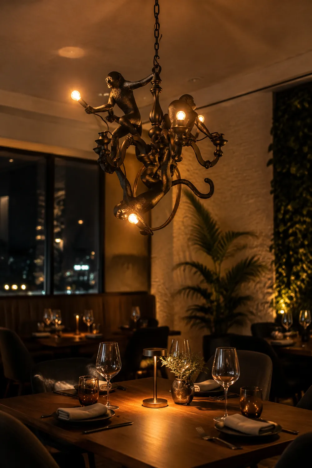 Monkey Chandelier - Lumpaz