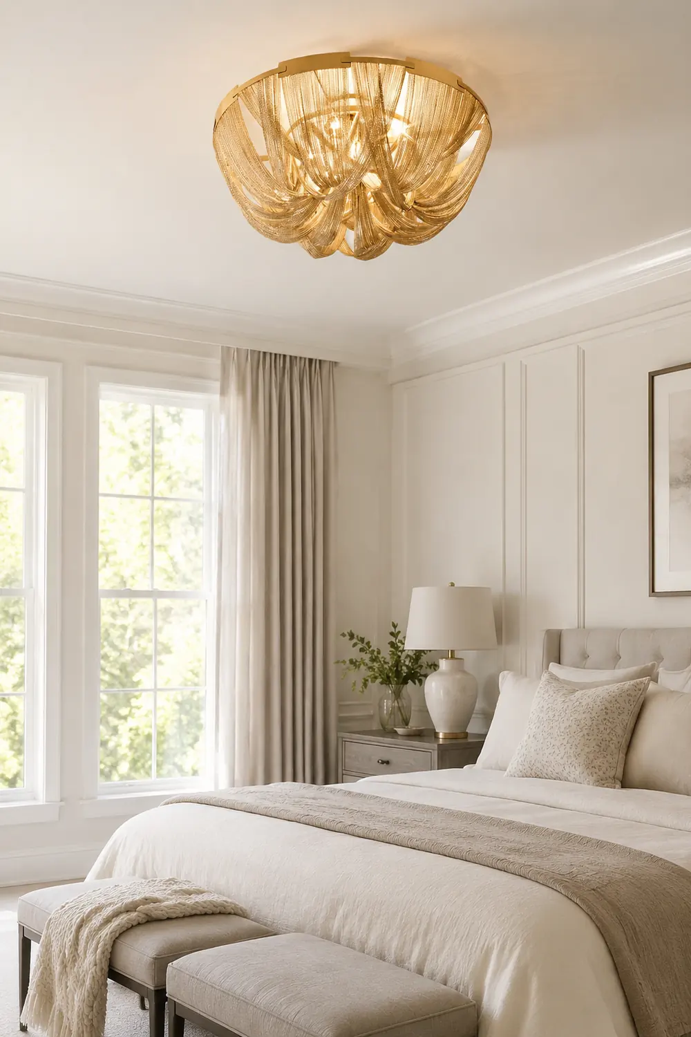 Tassel Aluminum Chain Ceiling Light - Lumpaz