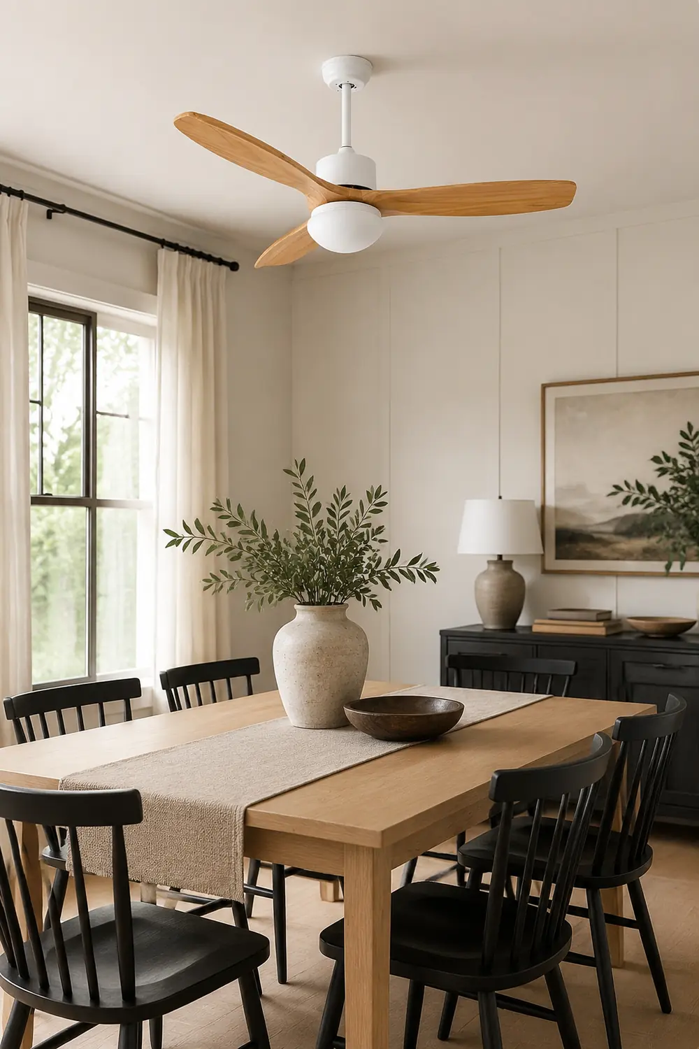 Harborough 3 Ceiling Fan Light - Lumpaz
