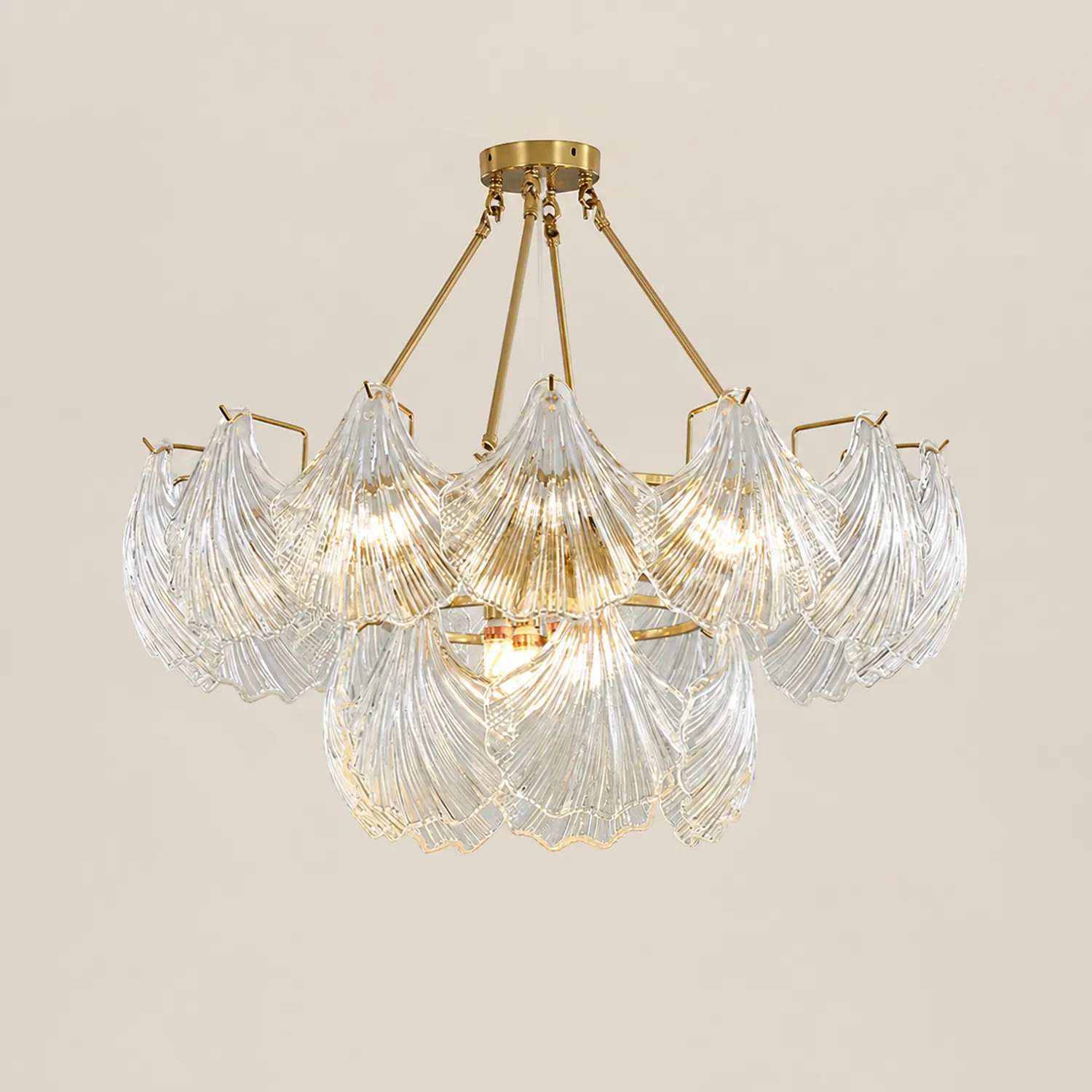 Ribbed Shell Ceiling light - Lumpaz